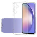 For Samsung Galaxy A35 5G TPU Case Anti-scratch Precise Lens Cutout Phone Back Cover- Transparent