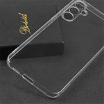 For Samsung Galaxy A35 5G TPU Case Anti-scratch Precise Lens Cutout Phone Back Cover- Transparent
