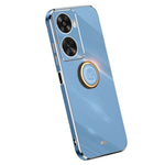 XINLI For Huawei nova 11 SE / nova 12 SE 4G Phone Case Electroplating Gold Edge Cover with Kickstand
