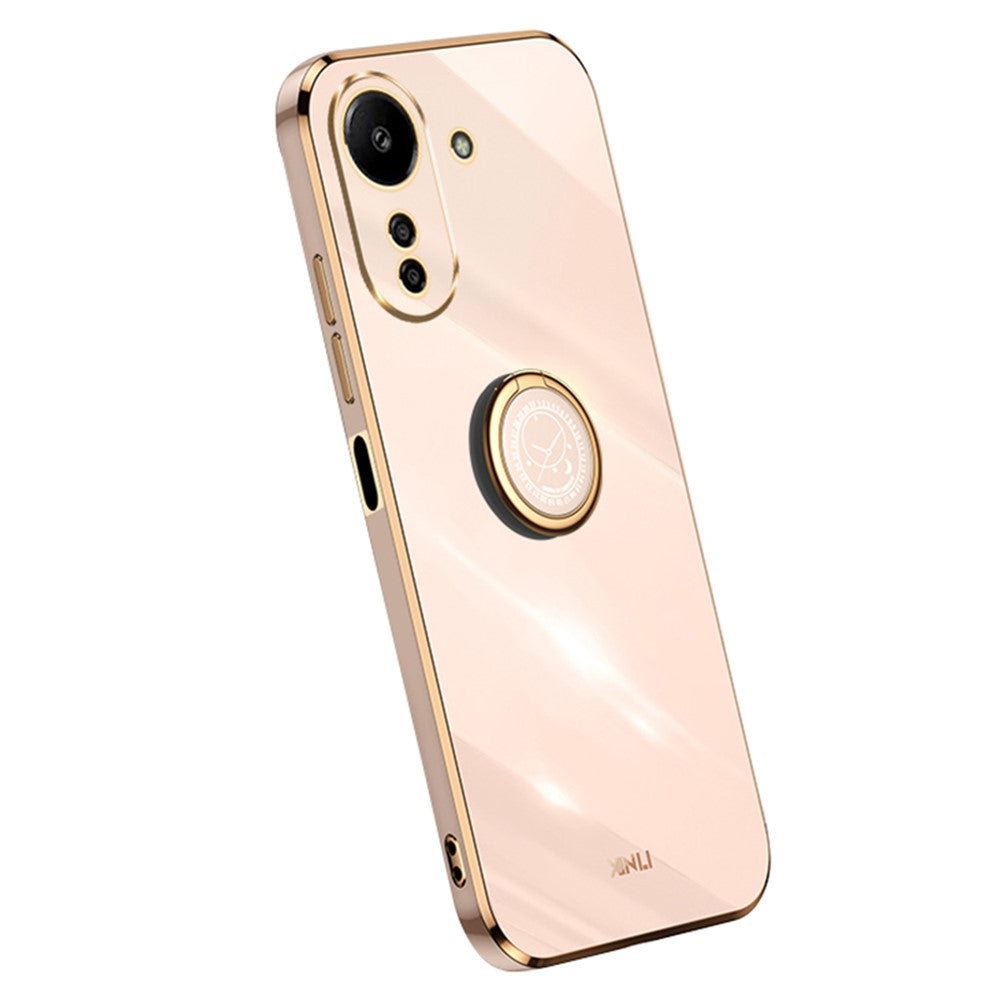 XINLI For Xiaomi Redmi 13C 4G / Poco C65 4G Case with Ring Holder Kickstand Soft TPU Phone Cover