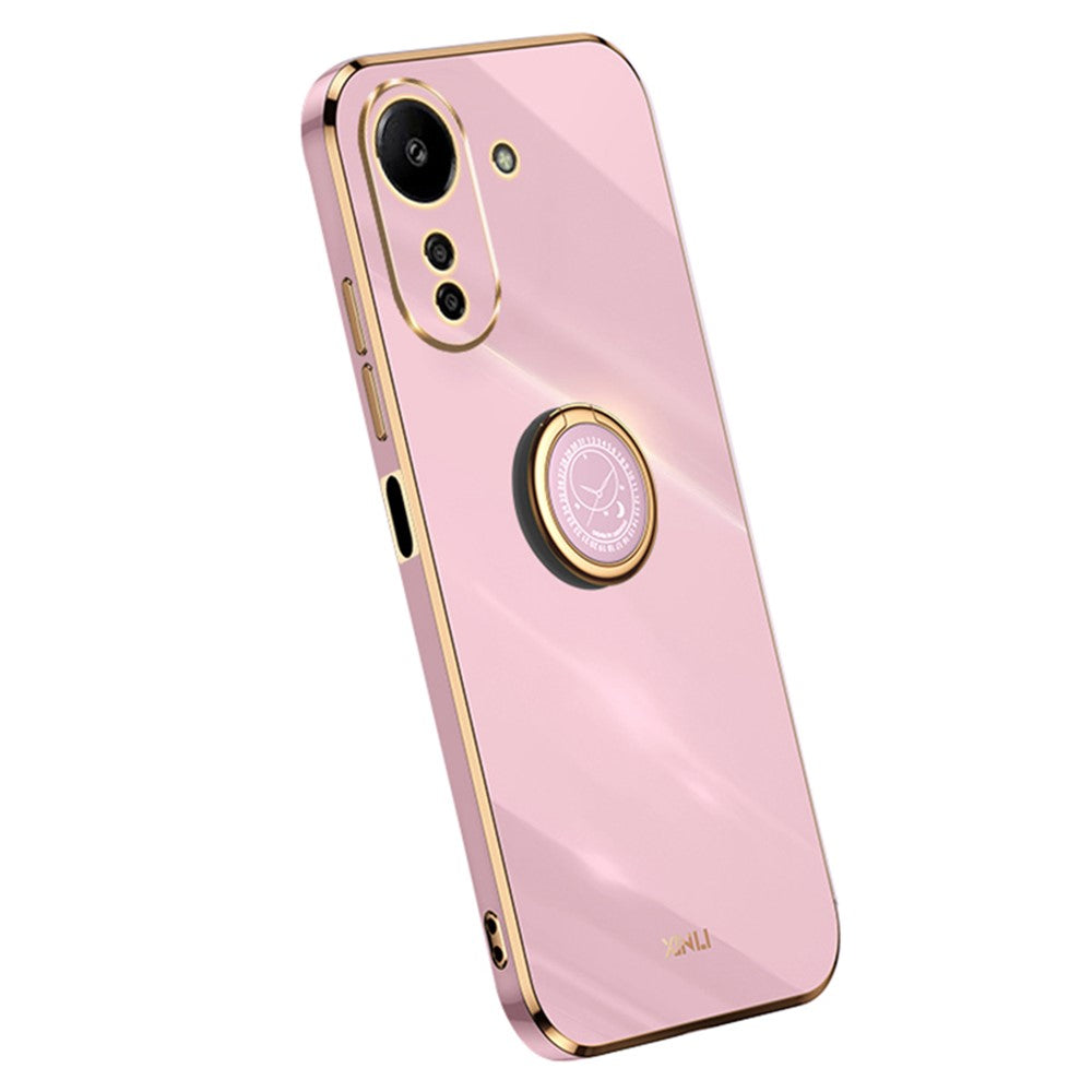 XINLI For Xiaomi Redmi 13C 4G / Poco C65 4G Case with Ring Holder Kickstand Soft TPU Phone Cover