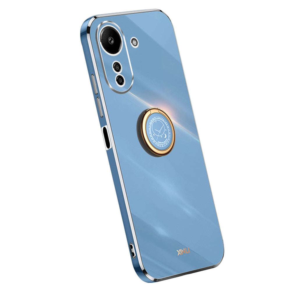 XINLI For Xiaomi Redmi 13C 4G / Poco C65 4G Case with Ring Holder Kickstand Soft TPU Phone Cover