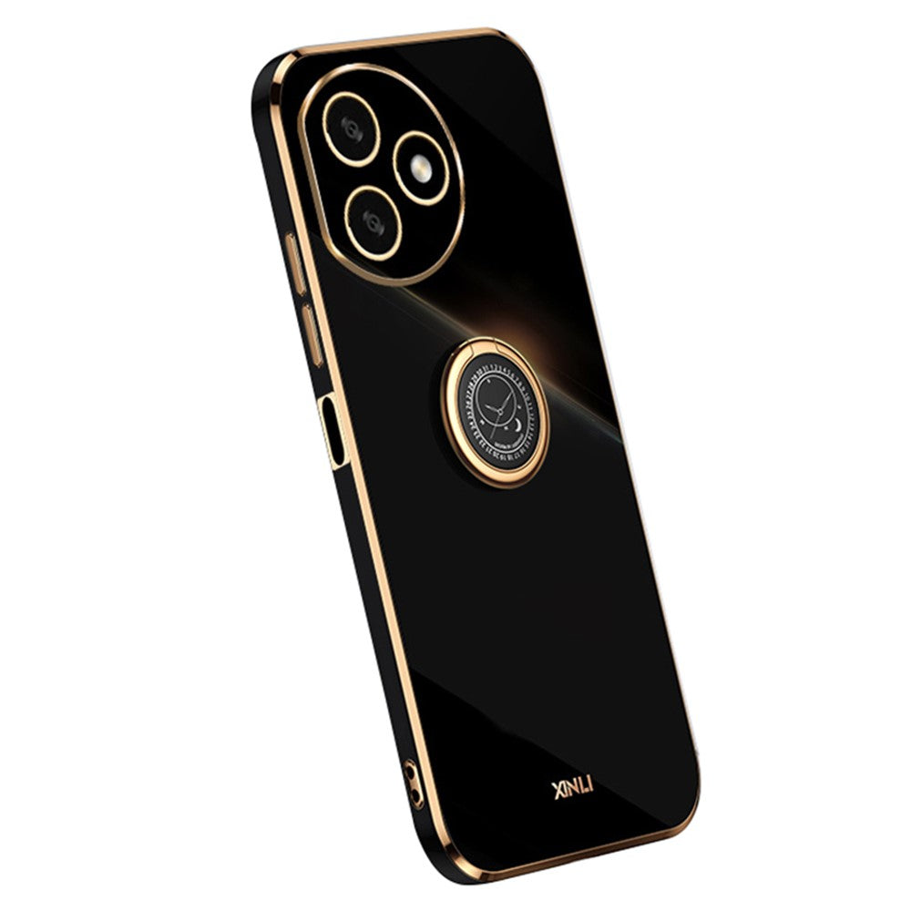 XINLI For Honor X50i+ 5G TPU Case with Kickstand Rotatable Ring Holder