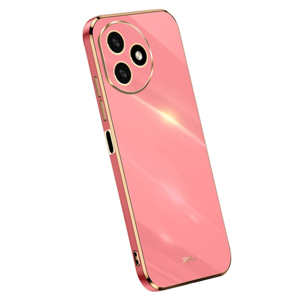 XINLI For Honor X50i+ 5G Phone Case Electroplating Soft TPU Anti-Scratch Cover