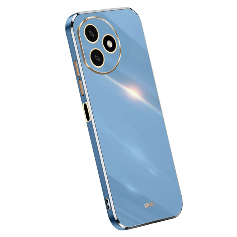 XINLI For Honor X50i+ 5G Phone Case Electroplating Soft TPU Anti-Scratch Cover