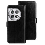 IDEWEI For OnePlus 12 5G Wallet Case Crazy Horse Pattern Folio Flip Leather Cover