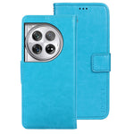 IDEWEI For OnePlus 12 5G Wallet Case Crazy Horse Pattern Folio Flip Leather Cover