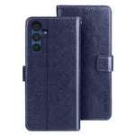IDEWEI til Samsung Galaxy A15 5G Cover med Crazy Horse Tekstur i Læder Tegnebog