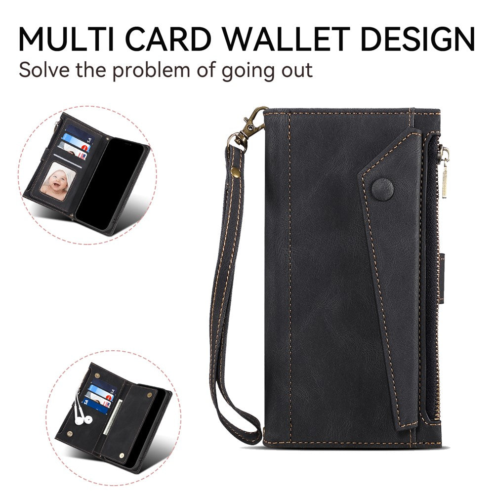 ESEBLE Star Series Til Samsung Galaxy A55 5G Cover med Rem Læder Etui Stand