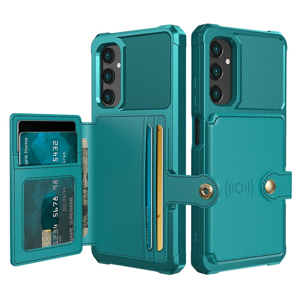 For Samsung Galaxy A05s 4G Phone Case ZM03 PU+TPU Back Cover with Card Holder