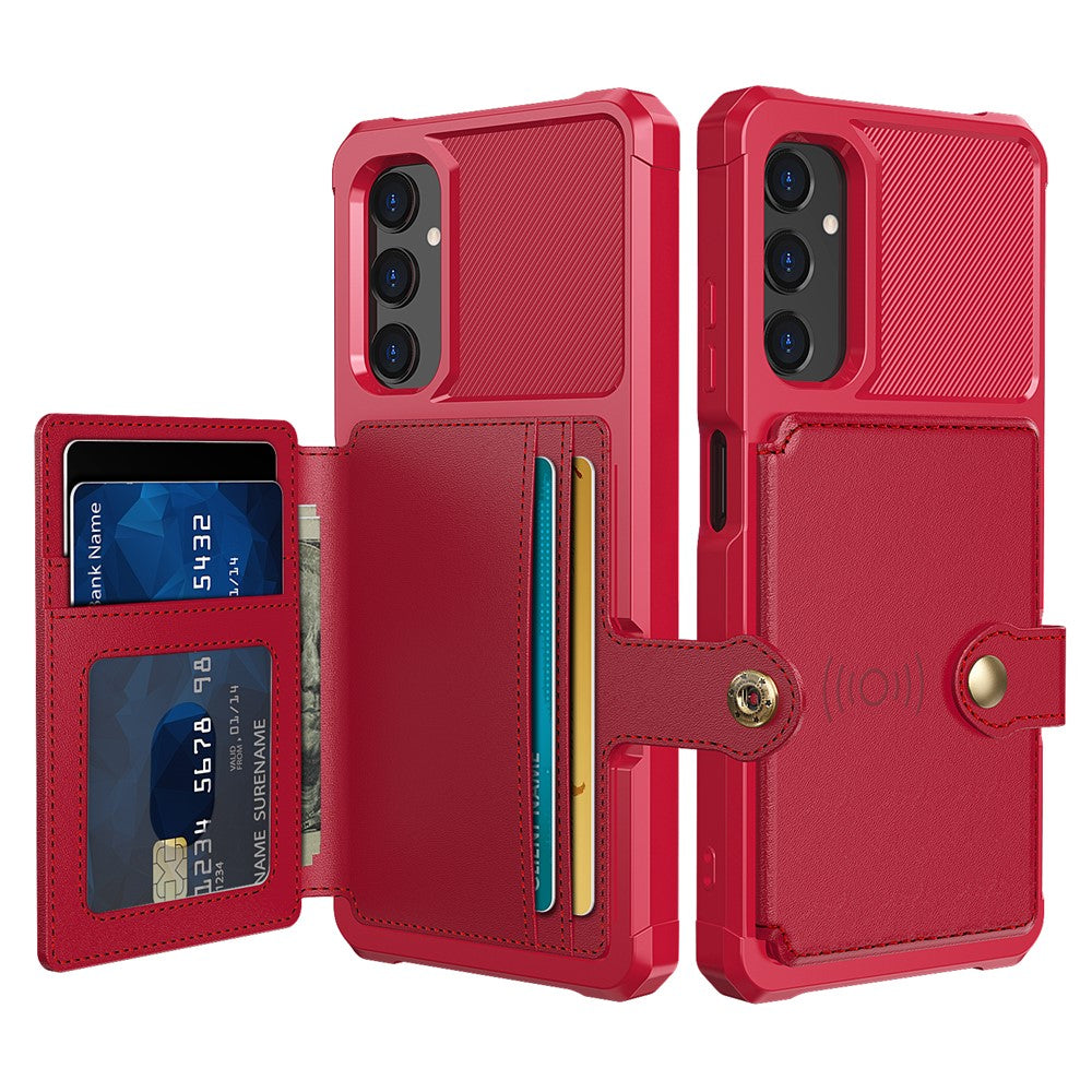 For Samsung Galaxy A05s 4G Phone Case ZM03 PU+TPU Back Cover with Card Holder