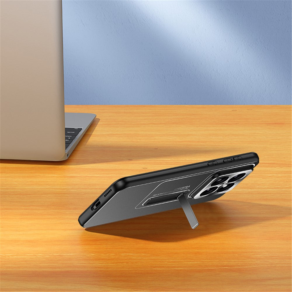 For Xiaomi 14 Back Case Enhanced Hard PC Phone Protective Cover with Kickstand