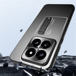 For Xiaomi 14 Back Case Enhanced Hard PC Phone Protective Cover with Kickstand