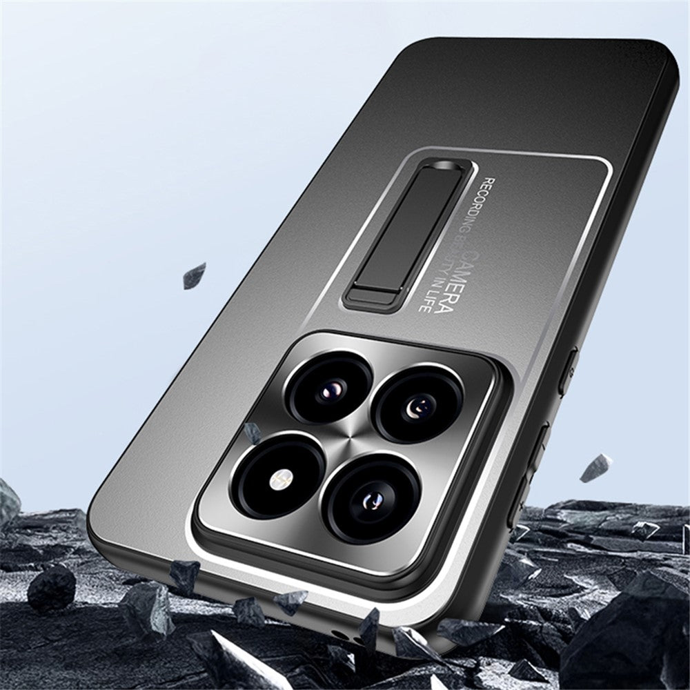 For Xiaomi 14 Back Case Enhanced Hard PC Phone Protective Cover with Kickstand