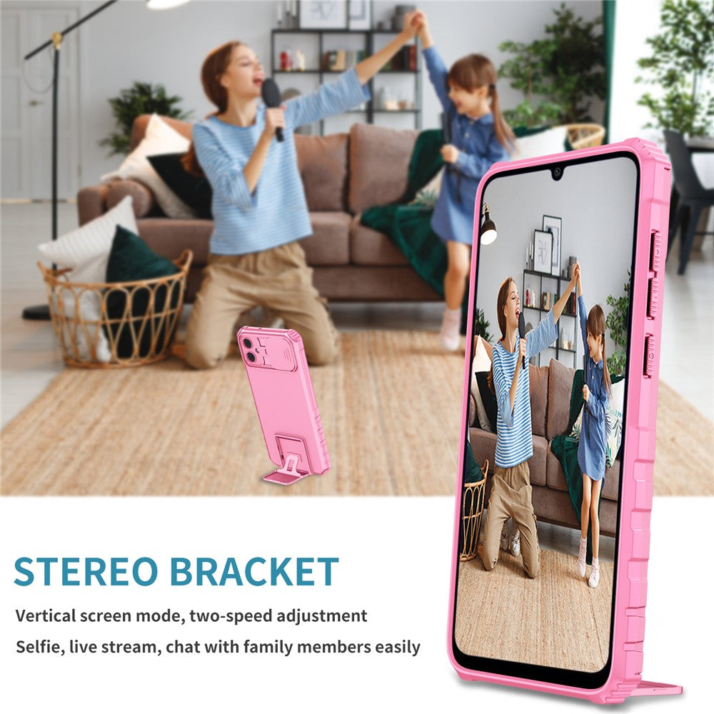 For Samsung Galaxy A05 4G Camera Protection Case Impact-Resistant PC+TPU Phone Cover