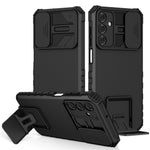 Til Samsung Galaxy A15 5G Telefoncover Skydekameralinsebeskyttelse Støttefod