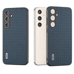 ABEEL For Samsung Galaxy S24 Phone Case Protective Shock Absorption Genuine Cow Leather Cover