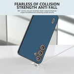 ABEEL For Samsung Galaxy S24+ Phone Case Silky Genuine Cow Leather Skin Shell