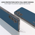 ABEEL For Samsung Galaxy S24+ Phone Case Silky Genuine Cow Leather Skin Shell