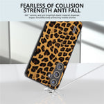 ABEEL For Samsung Galaxy S24+ Leopard Print Leather Case Anti-Scratch Cover