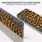 ABEEL For Samsung Galaxy S24+ Leopard Print Leather Case Anti-Scratch Cover