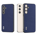 ABEEL Til Samsung Galaxy S24+ Cover med Litchi Tekstur Ægte Koskind Bagsidedæksel