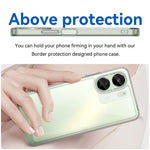 For Xiaomi Redmi 13C 4G / Poco C65 4G Transparent Case Electroplating Buttons (Big Rear Lens Hole)
