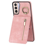 For Samsung Galaxy S21 4G / 5G RFID Blocking Cell Phone Case Card Slots PU+TPU Cover