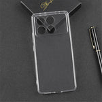Flexible TPU Shell for Xiaomi Redmi K70E 5G / Poco X6 Pro 5G Case Transparent TPU Mobile Phone Cover