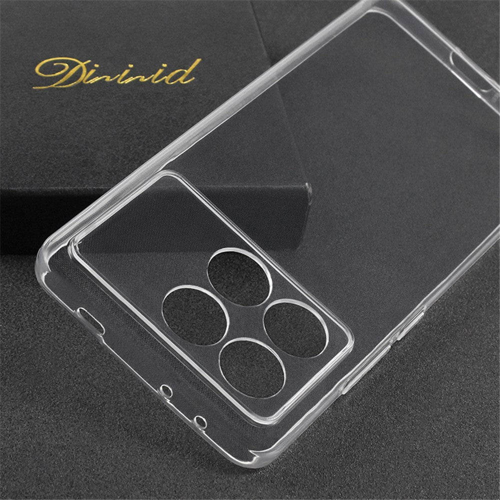 Flexible TPU Shell for Xiaomi Redmi K70E 5G / Poco X6 Pro 5G Case Transparent TPU Mobile Phone Cover