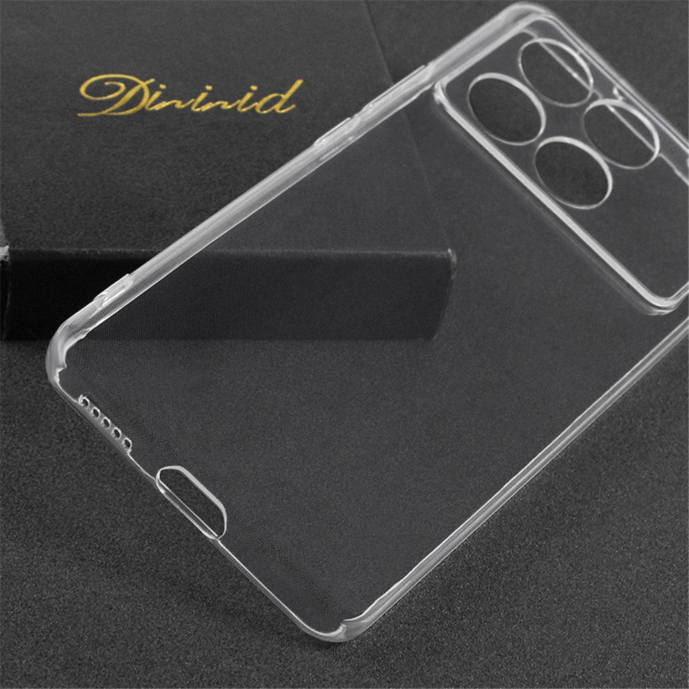Flexible TPU Shell for Xiaomi Redmi K70E 5G / Poco X6 Pro 5G Case Transparent TPU Mobile Phone Cover
