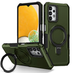Samsung Galaxy A13 5G / A13 4G Skal Slim-Fit TPU+PC 2-i-1 Ring Stöd mobil Baksida Skal