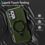 Samsung Galaxy A13 5G / A13 4G Skal Slim-Fit TPU+PC 2-i-1 Ring Stöd mobil Baksida Skal