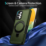 Samsung Galaxy A13 5G / A13 4G Skal Slim-Fit TPU+PC 2-i-1 Ring Stöd mobil Baksida Skal