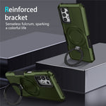 Samsung Galaxy A13 5G / A13 4G Skal Slim-Fit TPU+PC 2-i-1 Ring Stöd mobil Baksida Skal