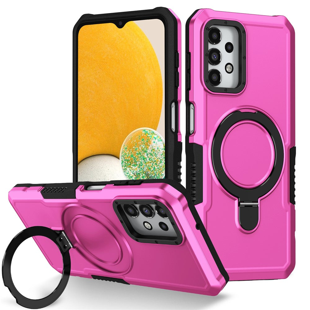 Samsung Galaxy A13 5G / A13 4G Skal Slim-Fit TPU+PC 2-i-1 Ring Stöd mobil Baksida Skal