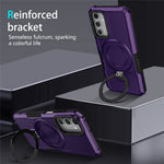 Til Samsung Galaxy A15 4G / A15 5G Mobiltelefoncover Hybrid TPU+PC Ringholder Stander Cover