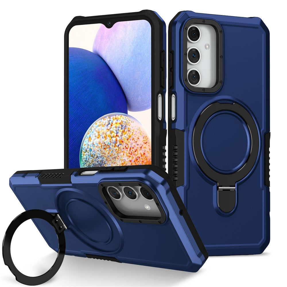 Til Samsung Galaxy A15 4G / A15 5G Mobiltelefoncover Hybrid TPU+PC Ringholder Stander Cover