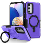 Til Samsung Galaxy A15 4G / A15 5G Mobiltelefoncover Hybrid TPU+PC Ringholder Stander Cover