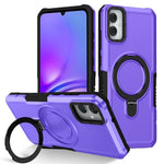 For Samsung Galaxy A05 4G Cover Hybrid TPU+PC Smartphone Case with Ring Holder Kickstand