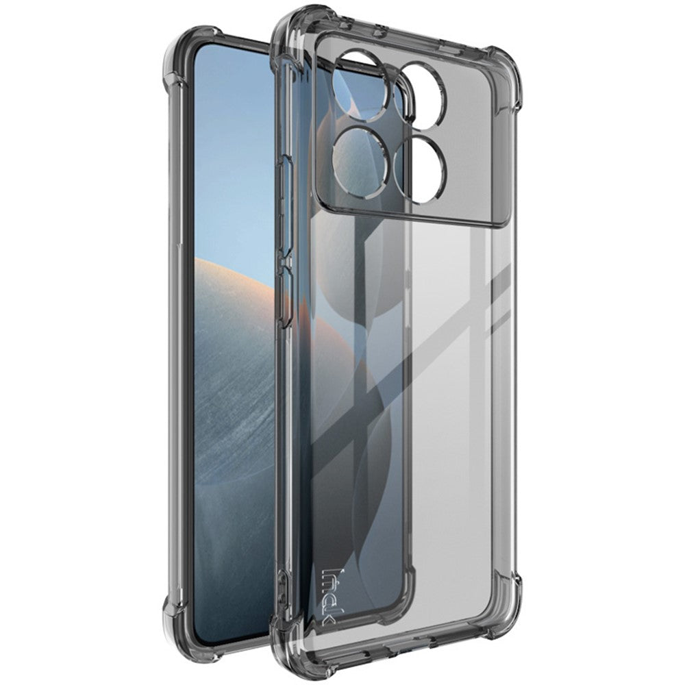 IMAK For Xiaomi Redmi K70E 5G / Poco X6 Pro 5G Clear Case Shockproof TPU Phone Cover