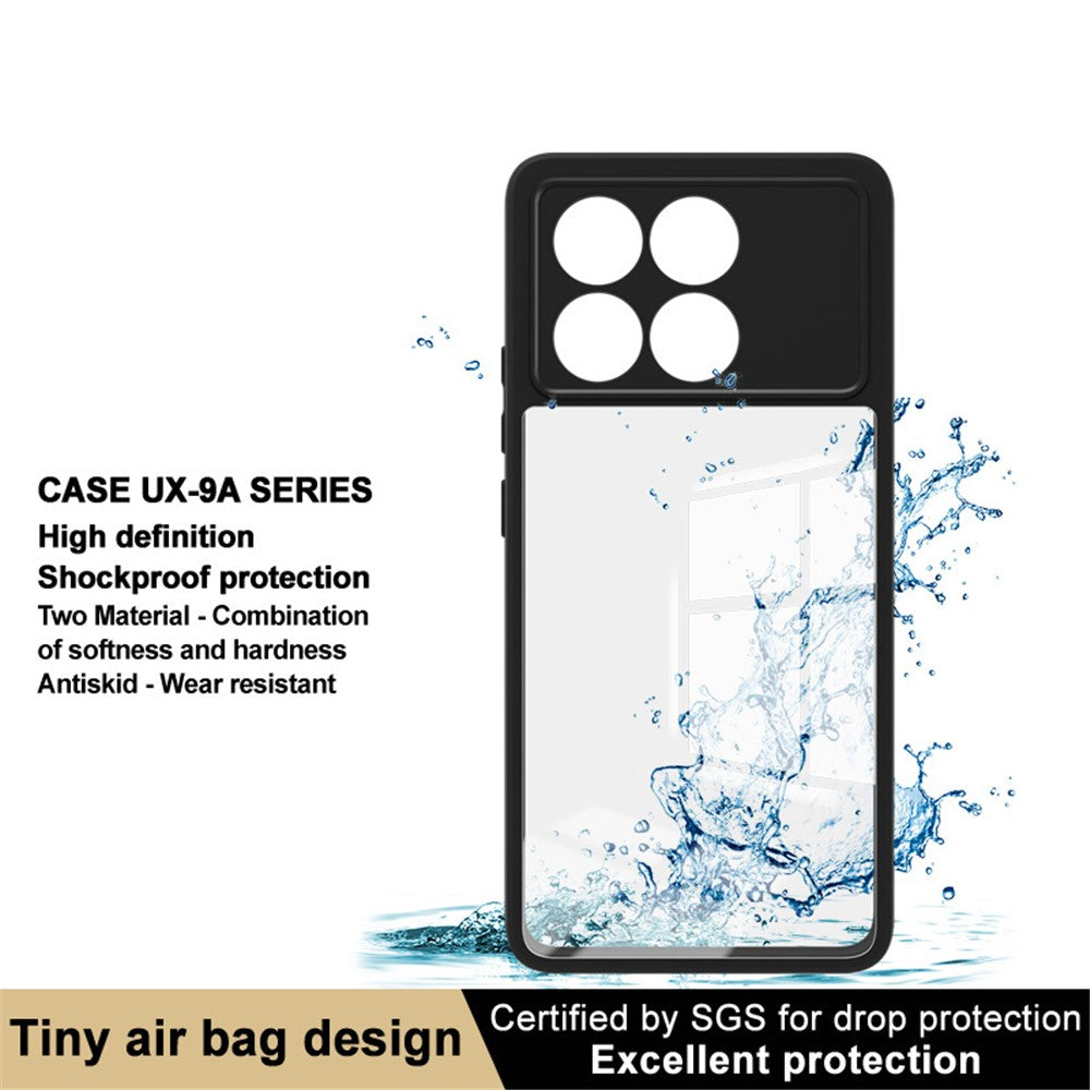 IMAK UX-9A Series for Xiaomi Redmi K70E 5G / Poco X6 Pro 5G Case Shockproof TPU + PC Phone Cover