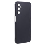 Samsung Galaxy A24 4G (162,1 x 77,6 x 8,3 mm) mobilmobilskal mjukt TPU svart glansigt skal med exakt linsutskärning