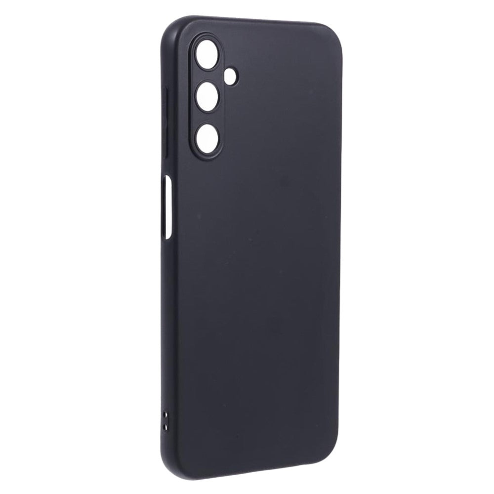 Samsung Galaxy A24 4G (162,1 x 77,6 x 8,3 mm) mobilmobilskal mjukt TPU svart glansigt skal med exakt linsutskärning