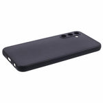 Samsung Galaxy A24 4G (162,1 x 77,6 x 8,3 mm) mobilmobilskal mjukt TPU svart glansigt skal med exakt linsutskärning
