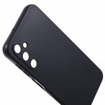 Samsung Galaxy A24 4G (162,1 x 77,6 x 8,3 mm) mobilmobilskal mjukt TPU svart glansigt skal med exakt linsutskärning