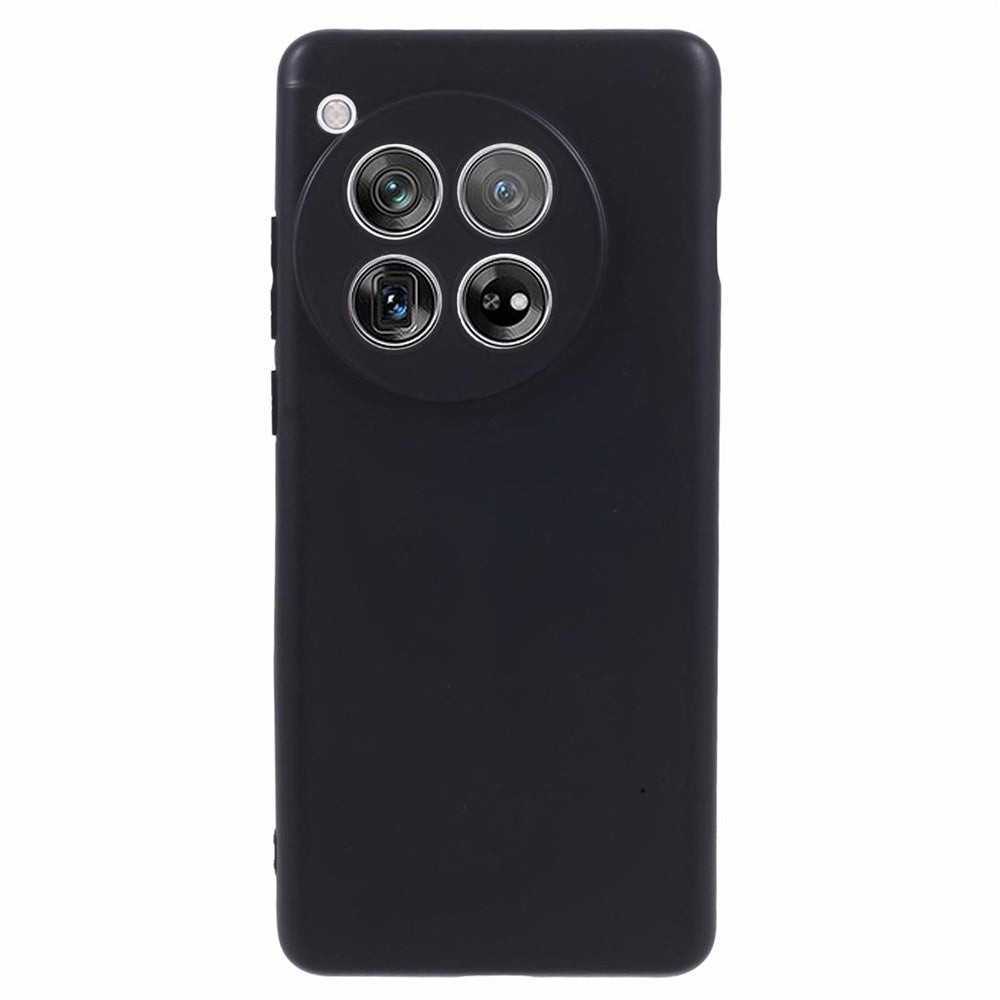 For OnePlus 12 5G Case Drop-resistant Glossy TPU Phone Back Shell with Precise Lens Cutouts