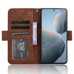 For Xiaomi Redmi K70E 5G / Poco X6 Pro 5G Phone Case Card Slot Stand Magnetic Closure Cover