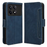 For Xiaomi Redmi K70E 5G / Poco X6 Pro 5G Phone Case Card Slot Stand Magnetic Closure Cover