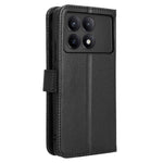 For Xiaomi Redmi K70E 5G / Poco X6 Pro 5G Phone Case Wallet Wrist Strap Card Slots Leather Cover